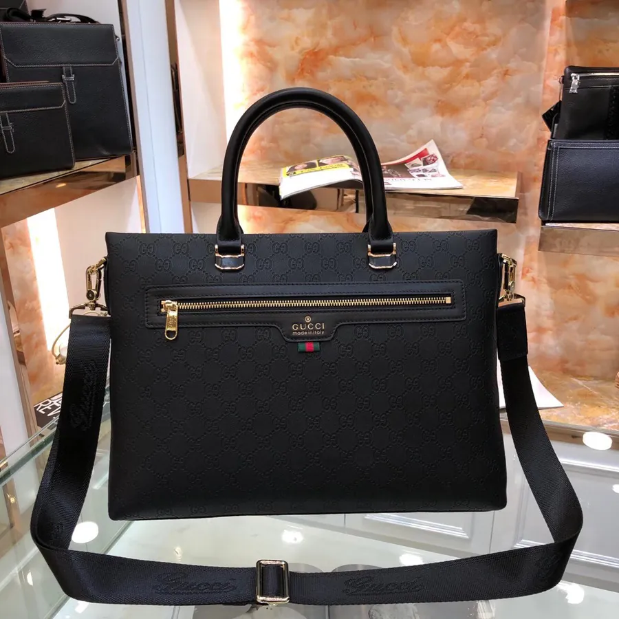 G Family New Trendy Men's Briefcase Crossbody Tote