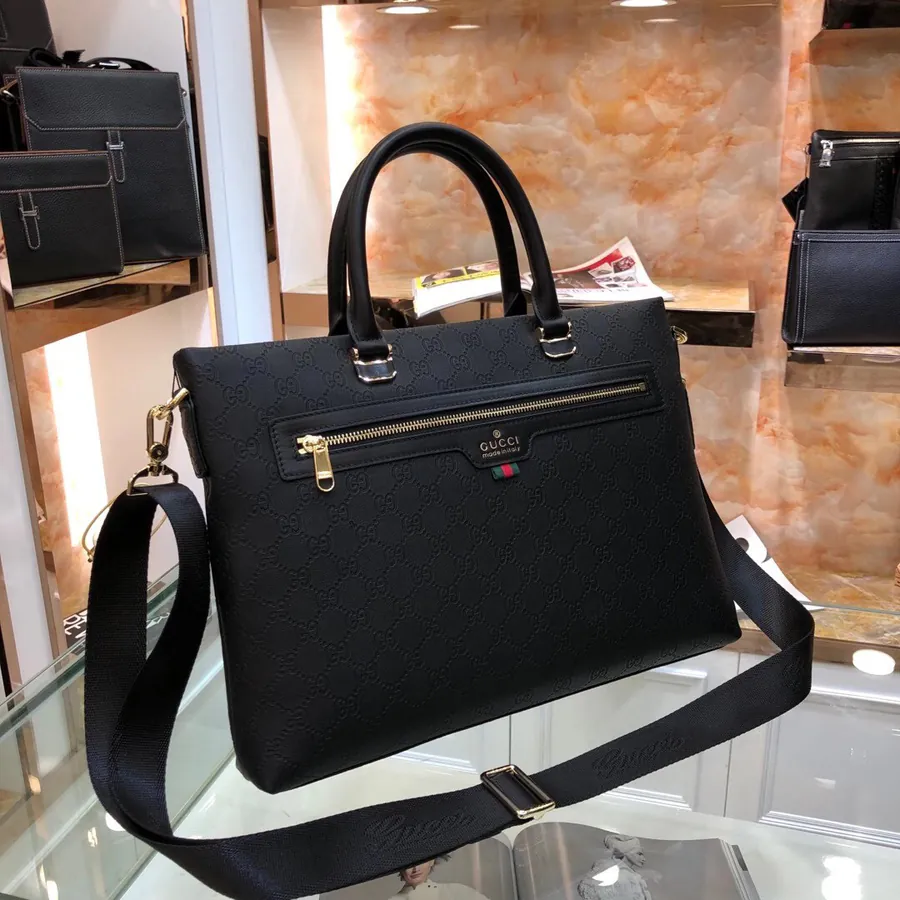 G Family New Trendy Men's Briefcase Crossbody Tote