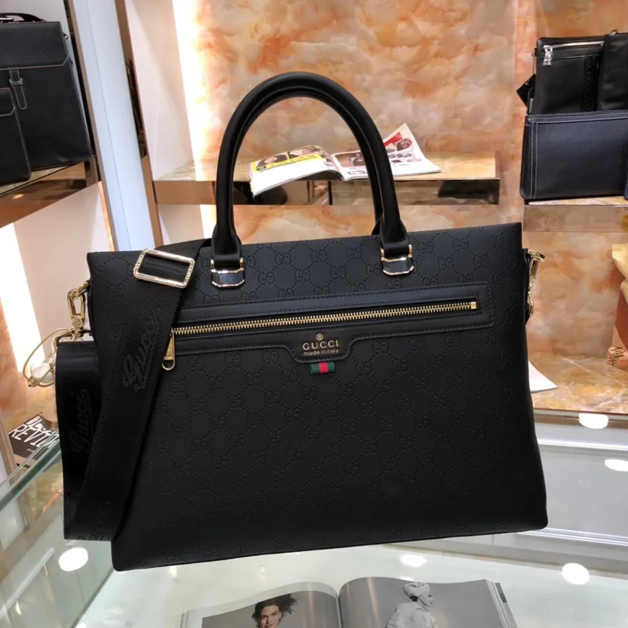 G Family New Trendy Men's Briefcase Crossbody Tote