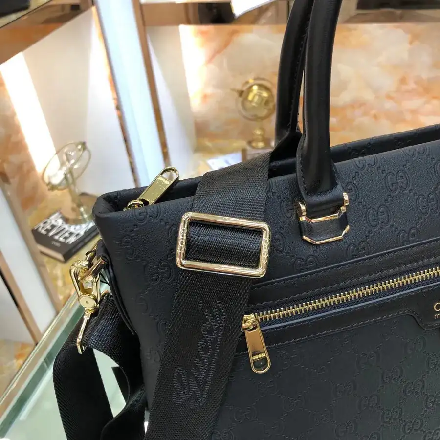 G Family New Trendy Men's Briefcase Crossbody Tote