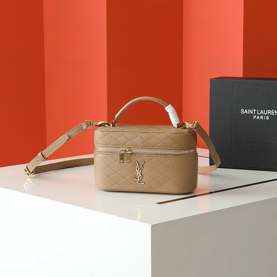 Gaby Vanity Mini Leather Crossbody Bag