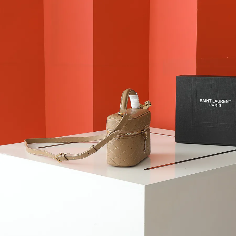 Gaby Vanity Mini Leather Crossbody Bag
