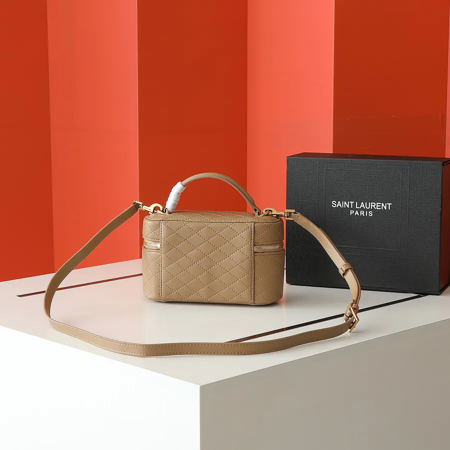 Gaby Vanity Mini Leather Crossbody Bag