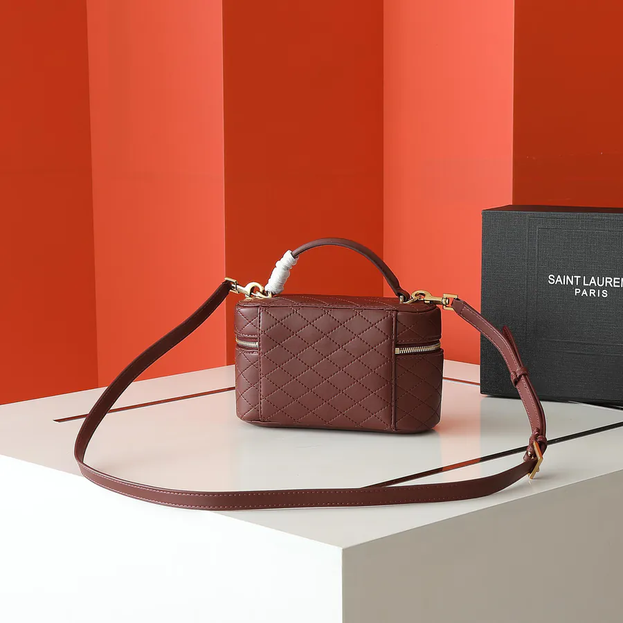 Gaby Vanity Bag Mini Leather Crossbody Tote