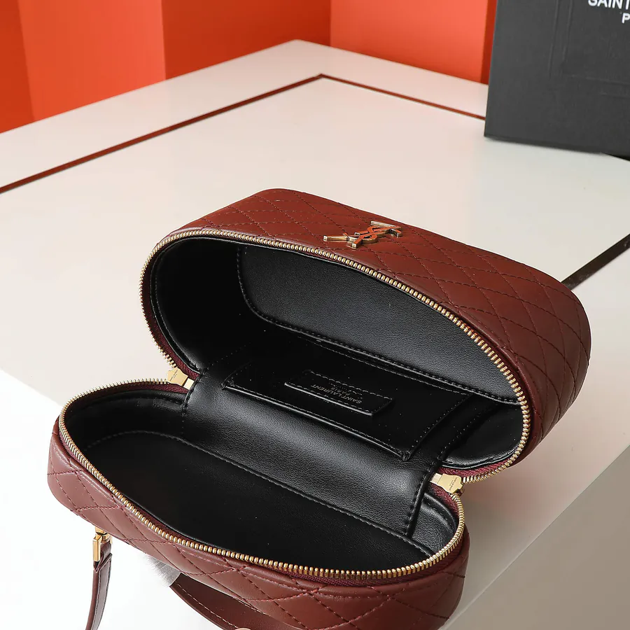 Gaby Vanity Bag Mini Leather Crossbody Tote