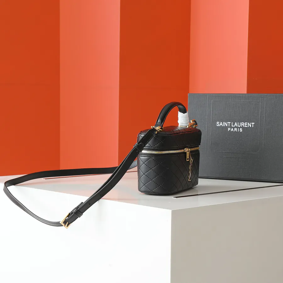 Gaby Vanity Bag Mini Leather Crossbody Tote
