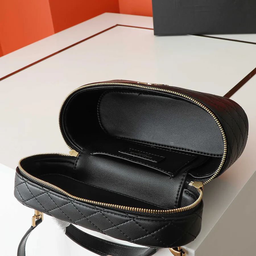 Gaby Vanity Bag Mini Leather Crossbody Tote