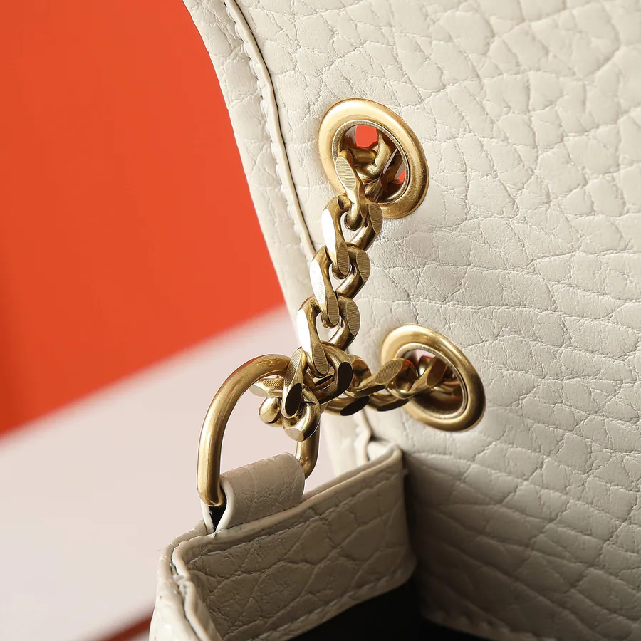 New Arrival NIKAI Mini Grained Calfskin Front Flap Handbag with Metal LE CASSANDRE
