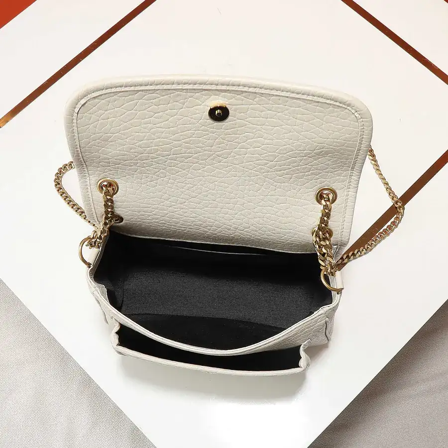 New Arrival NIKAI Mini Grained Calfskin Front Flap Handbag with Metal LE CASSANDRE