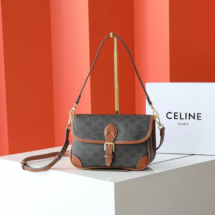 Monogram French Bag in Caramel Color