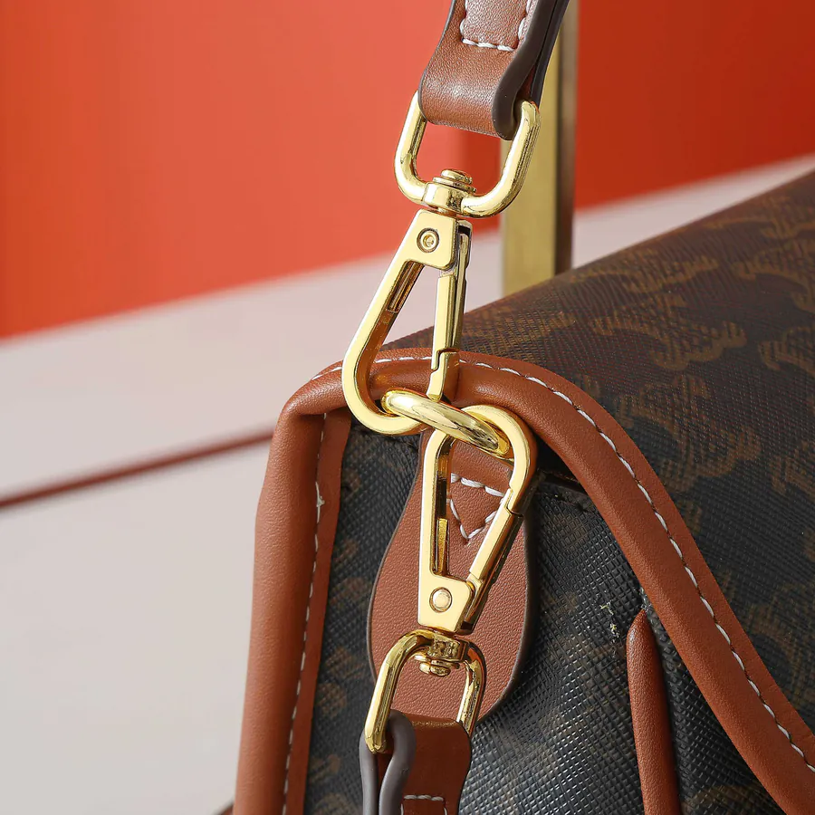 Monogram French Bag in Caramel Color