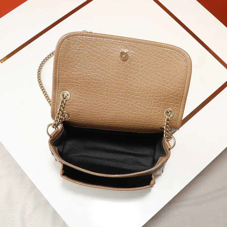 New Arrival NIKAI Mini Grained Calfskin Front Flap Handbag with Metal LE CASSANDRE