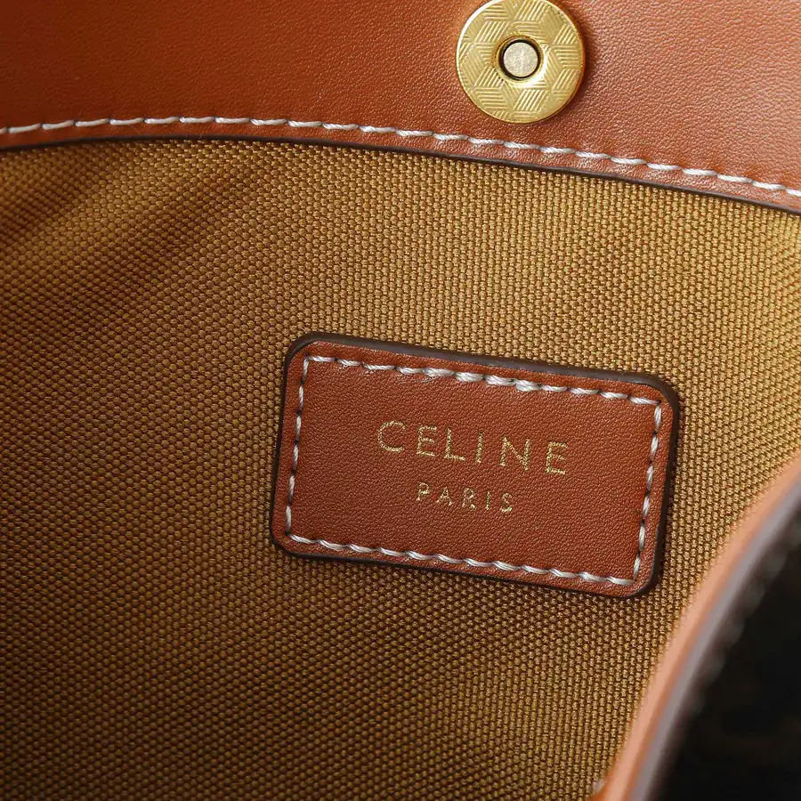 CELIN* CUIR TRIOME Small Bucket Bag