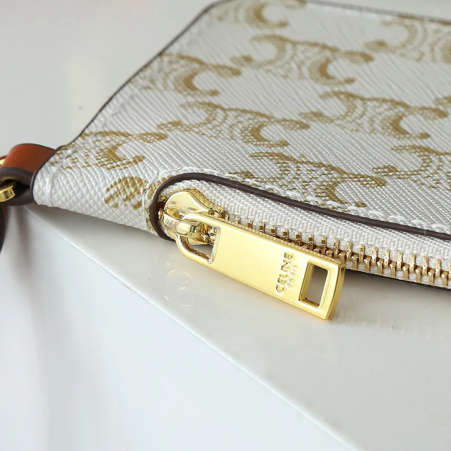 CELIN* Cuir Triome Small Bucket Bag with Logo