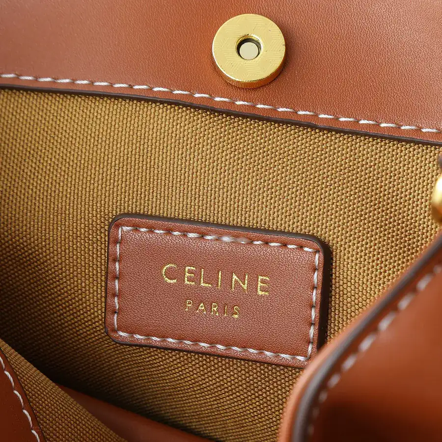 CELIN* Cuir Triome Small Bucket Bag