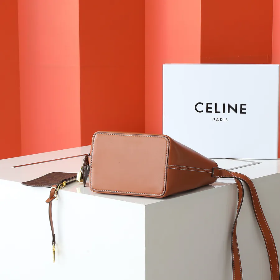 CELIN* Cuir Triome Small Bucket Bag