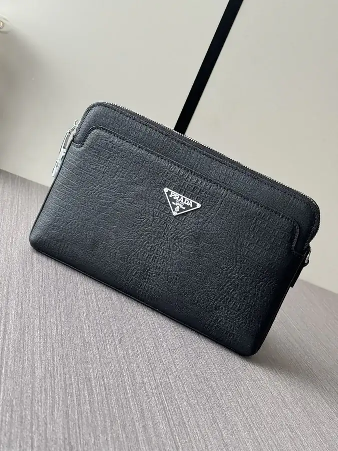 Prada Password Lock Handbag Premium Top Grain Calfskin