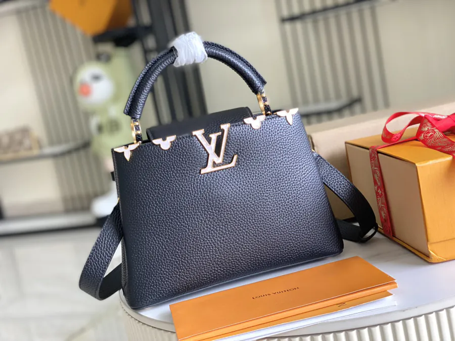 CapucinesBB Handbag Premium Packaging, Small Size, Grained Calfskin