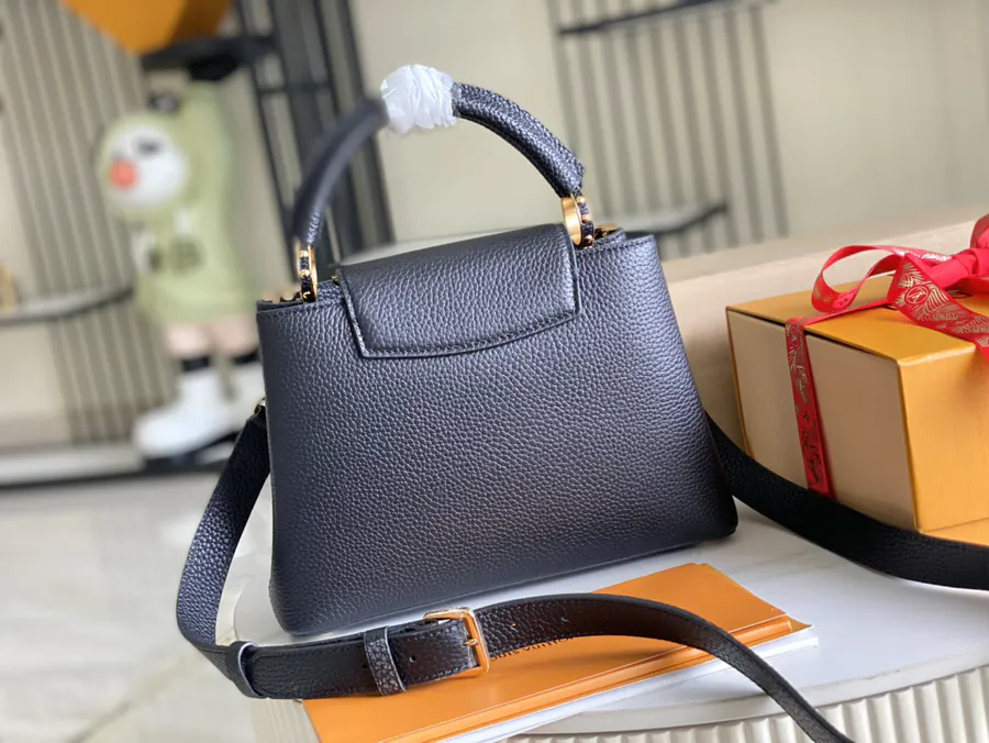 CapucinesBB Handbag Premium Packaging, Small Size, Grained Calfskin