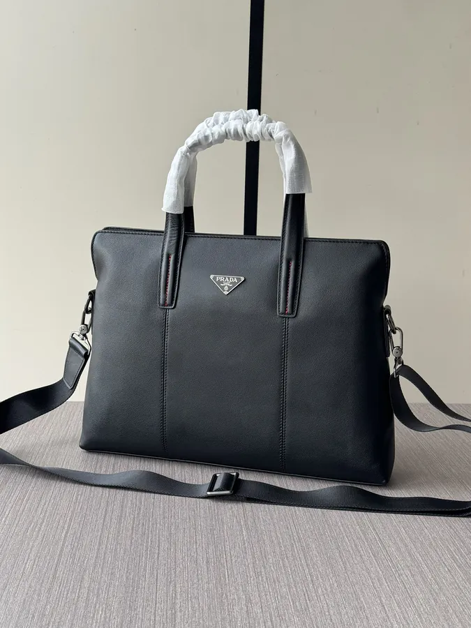 Prada Premium Briefcase 2024 Latest Hot