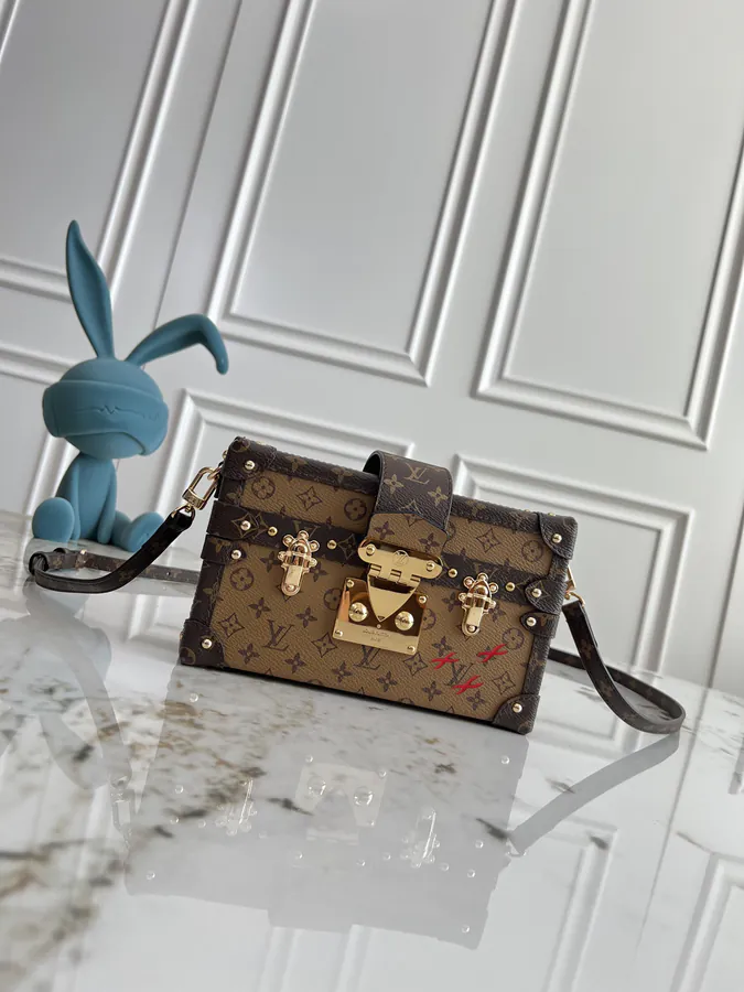 Petite Malle Handbag Classic Monogram Canvas
