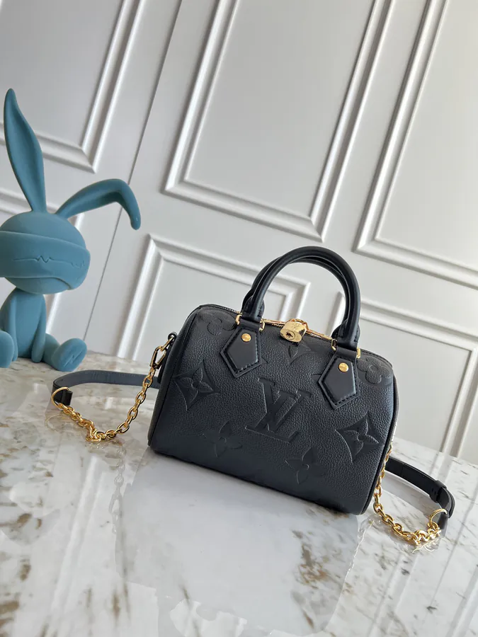LV Speedy Bandoulière 20 in Monogram Empreinte Leather