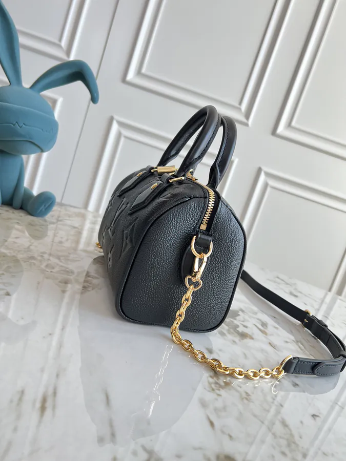 LV Speedy Bandoulière 20 in Monogram Empreinte Leather