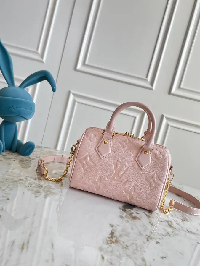 LV Speedy Bandoulière 20 in Monogram Empreinte Leather