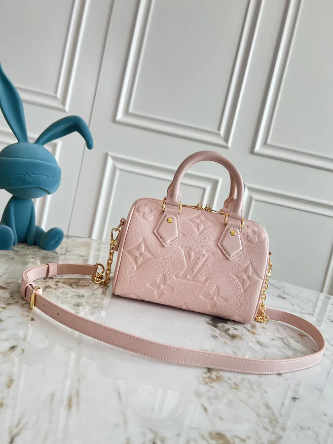 LV Speedy Bandoulière 20 in Monogram Empreinte Leather