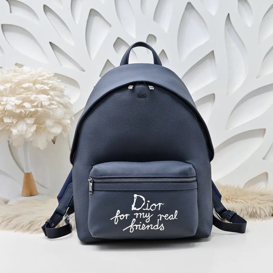 Dior New Backpack with Dior For My Real Friends Logo Print