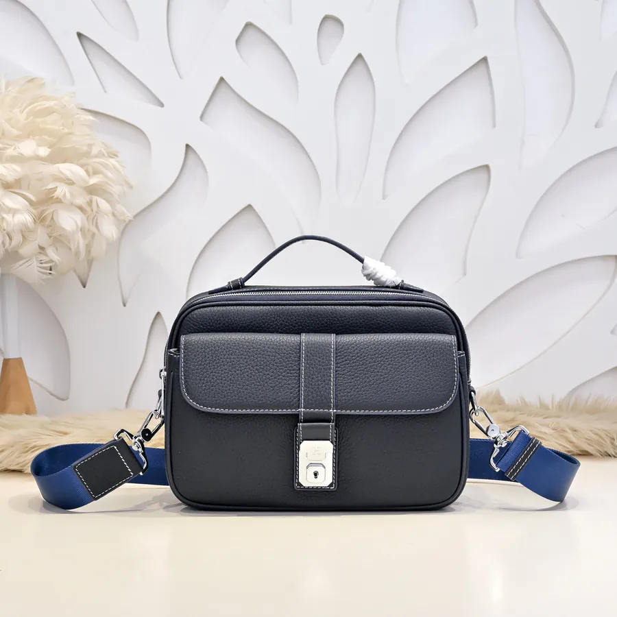 Hermes Men's Crossbody Bag Premium Calfskin, Comfortable Fit