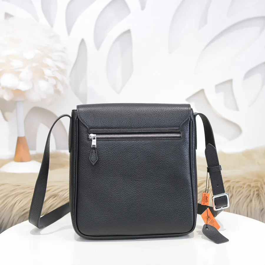 Hermes New Mens Crossbody Bag with Premium Calfskin