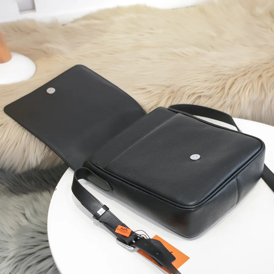 Hermes New Mens Crossbody Bag with Premium Calfskin