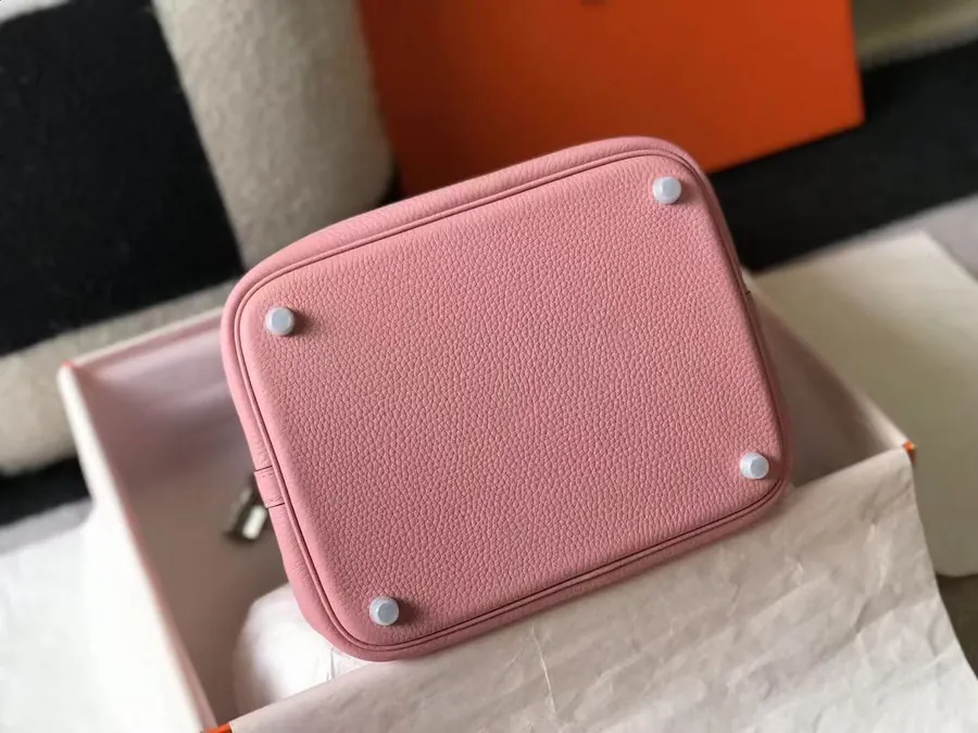 Hermes Picotin Lock in Grained Calfskin, Mini and Medium Sizes