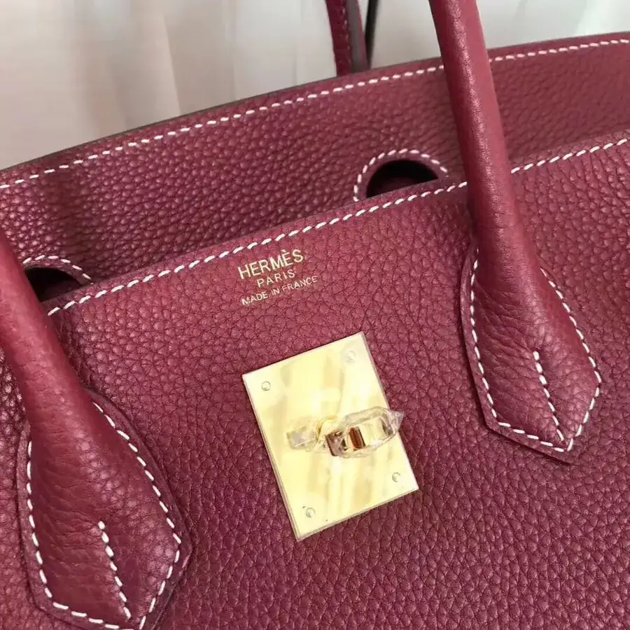 Hermès Birkin Bucket Bag in Grained Calfskin