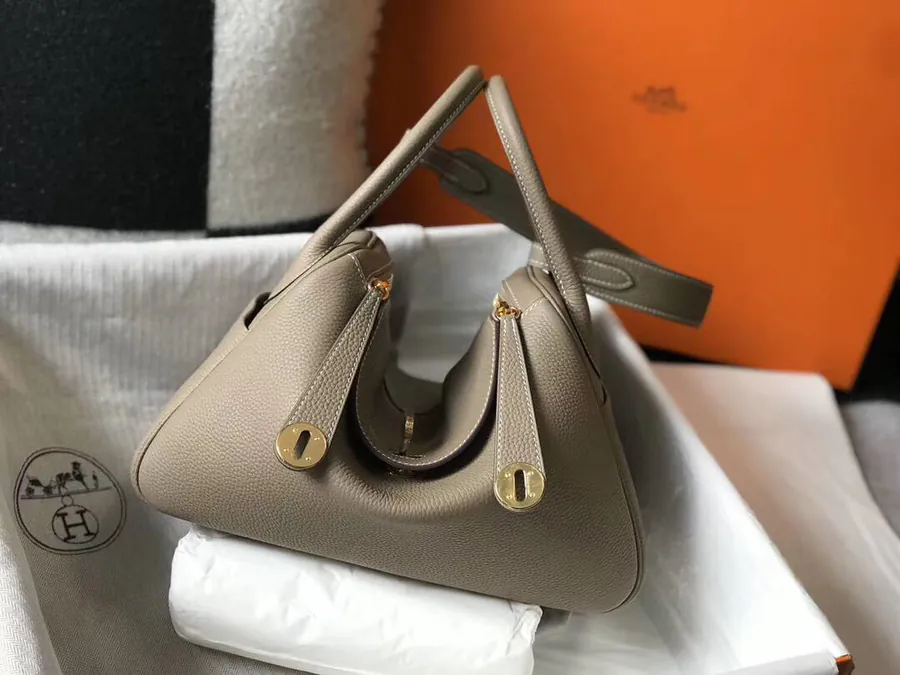 Hermès Lindy in Genuine Calfskin