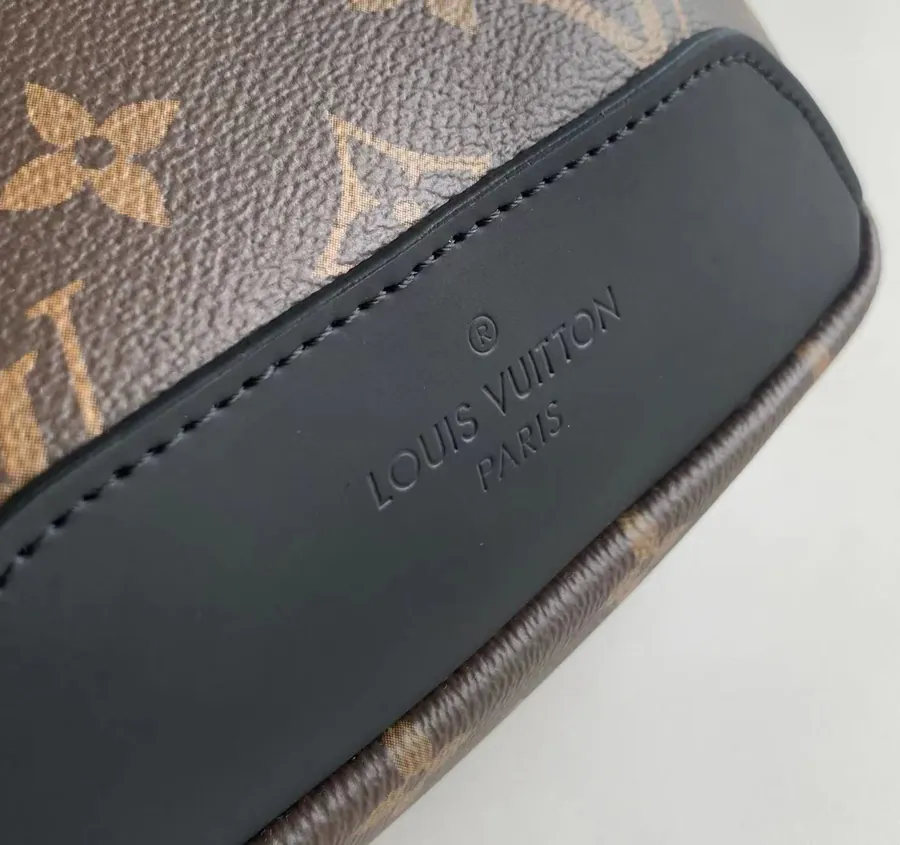 Avenue Shoulder Bag with Damier Infini Classic Black Pattern
