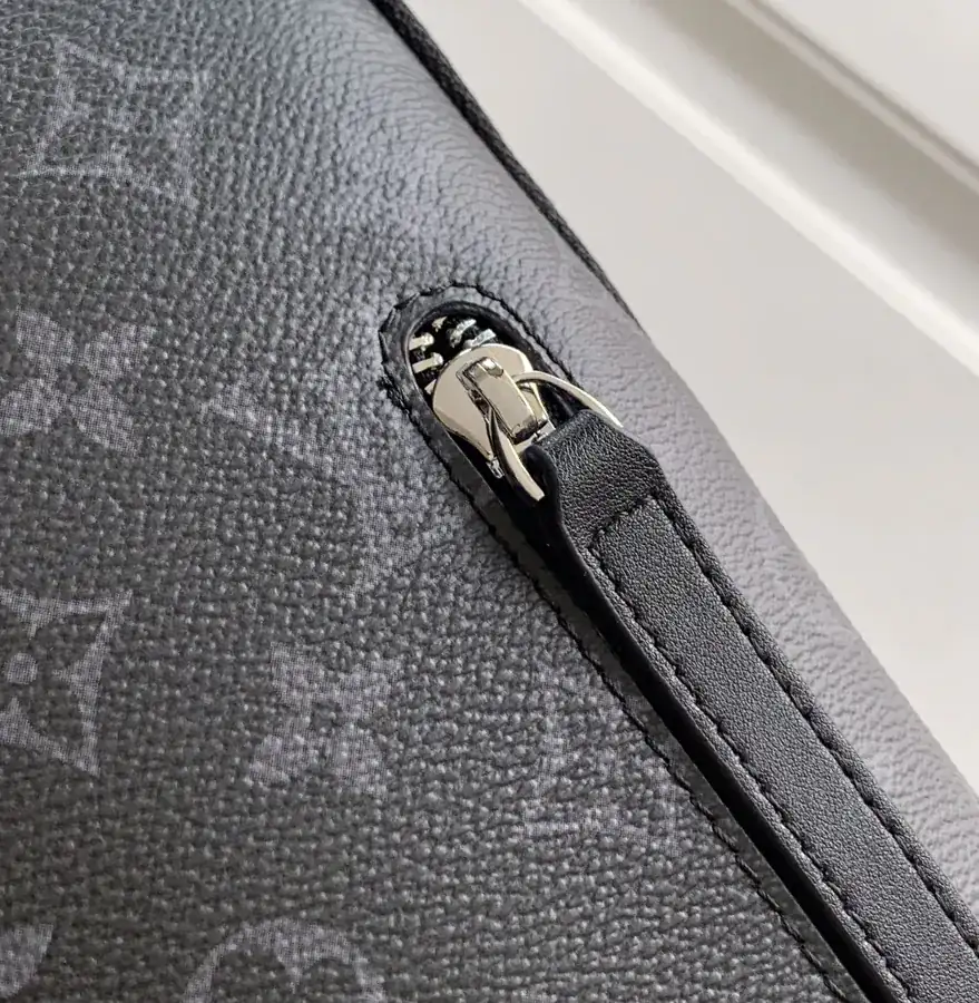 Avenue Shoulder Bag with Damier Infini Classic Black Pattern