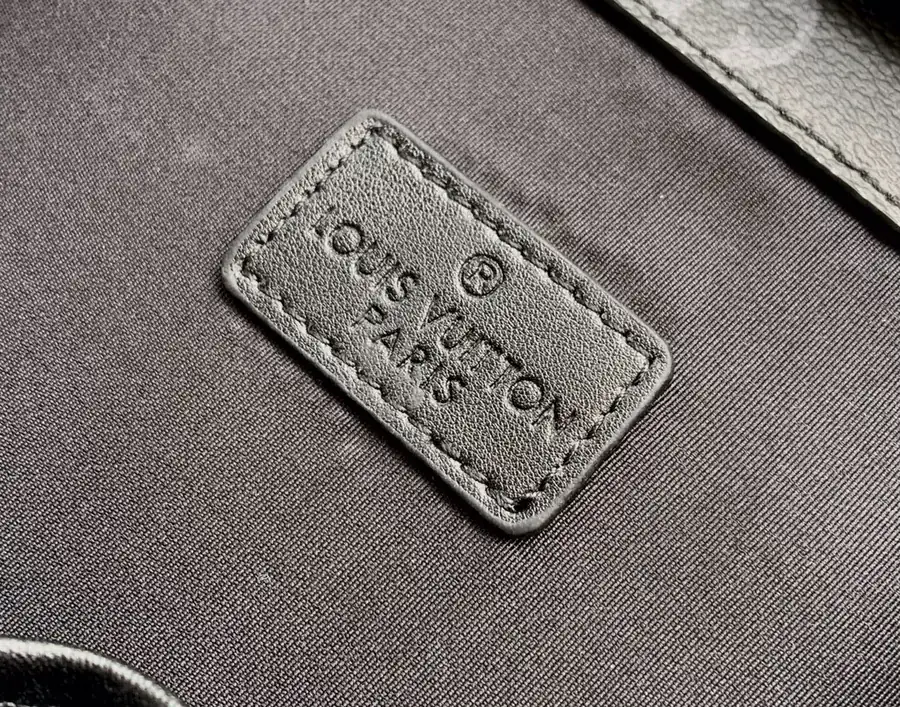 Avenue Shoulder Bag with Damier Infini Classic Black Pattern