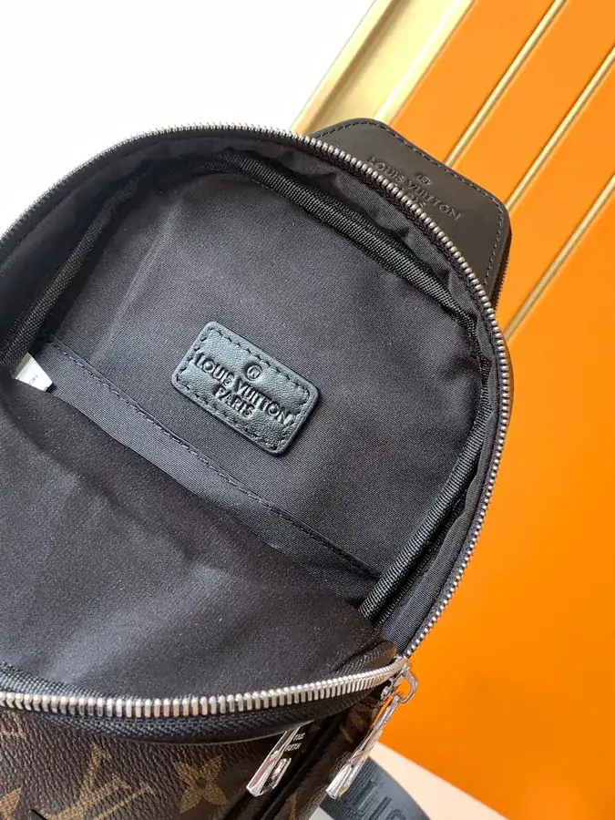 Avenue Shoulder Bag with Damier Infini Classic Monogram