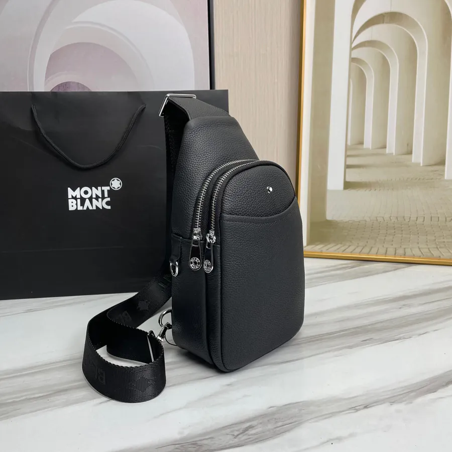 Mondaine Grained Calfskin Crossbody Bag