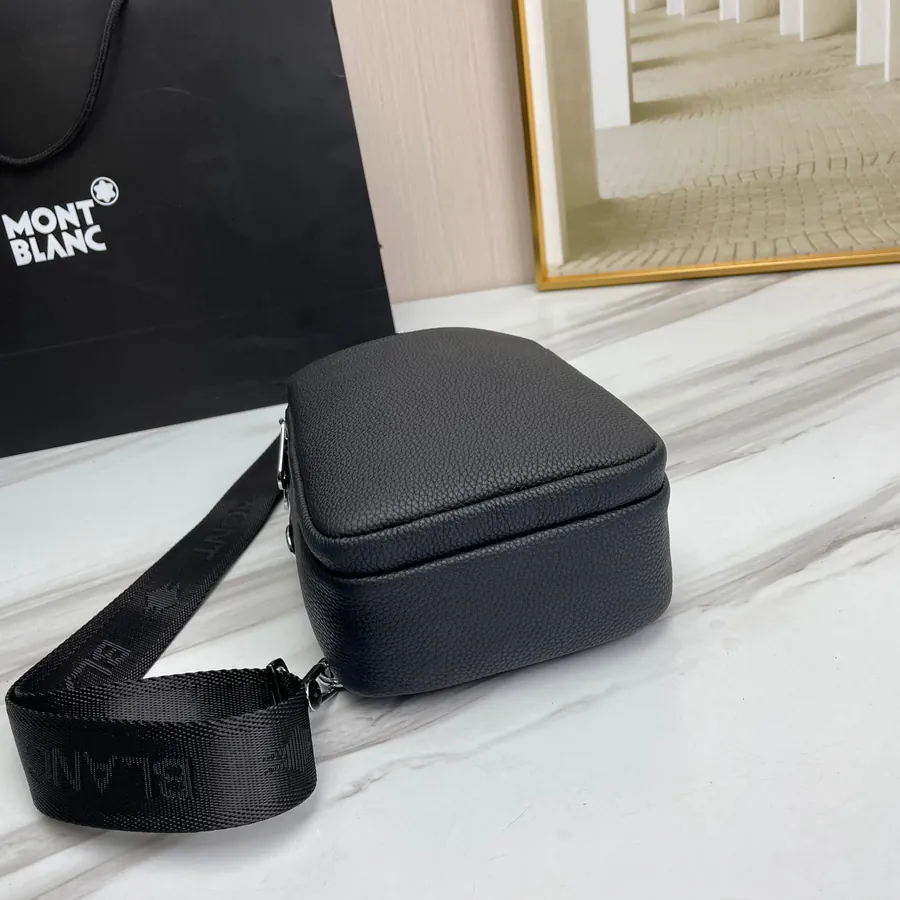 Mondaine Grained Calfskin Crossbody Bag