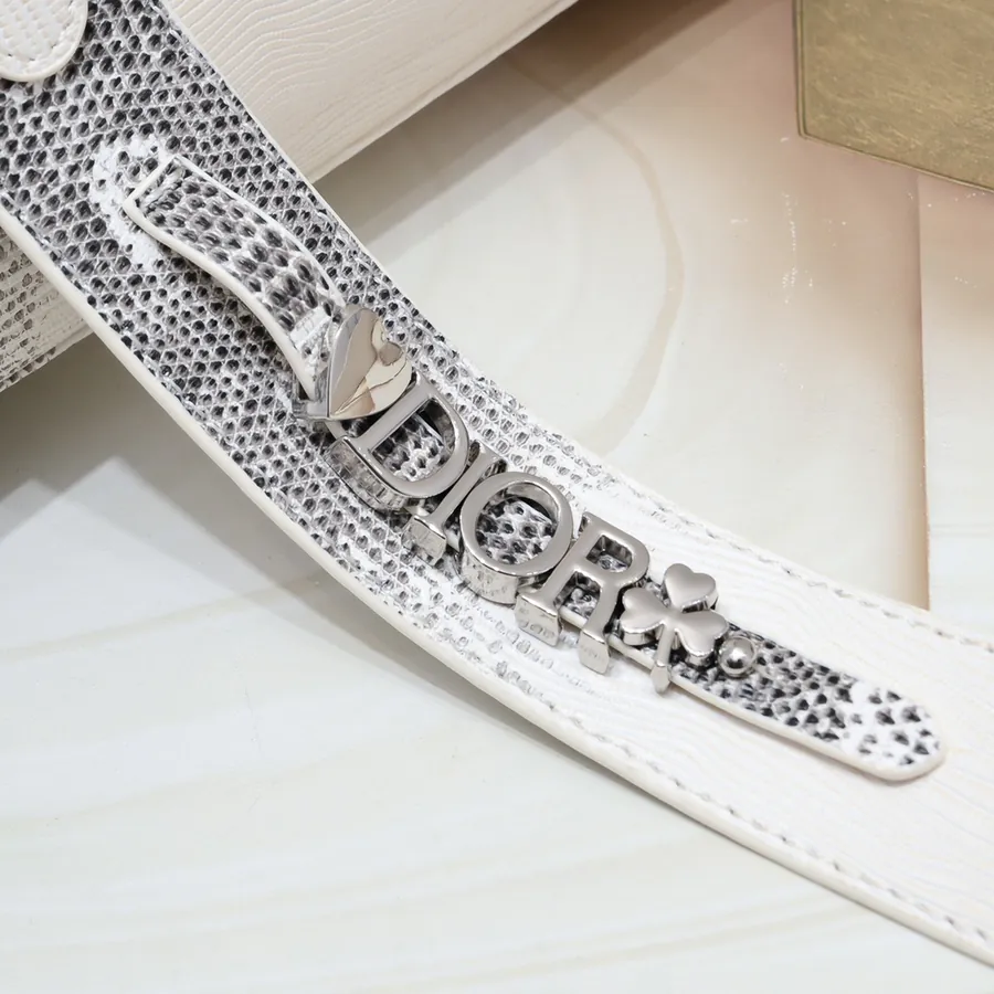 Lady Dio.r Four Compartment Diamond Bucket Bag