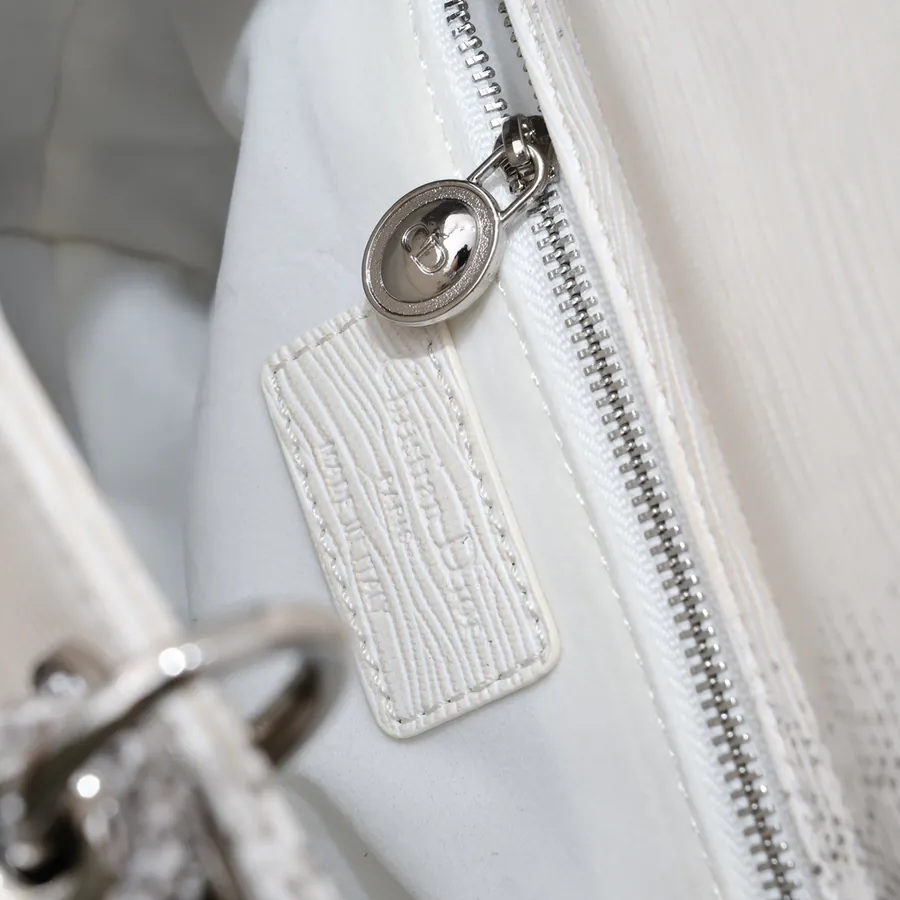 Lady Dio.r Four Compartment Diamond Bucket Bag
