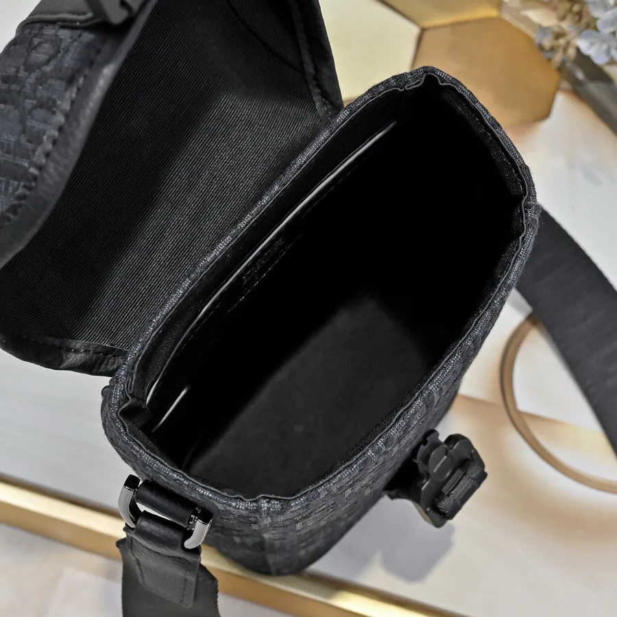 Hit The Road Mini Messenger Bag with Aluminum Snap
