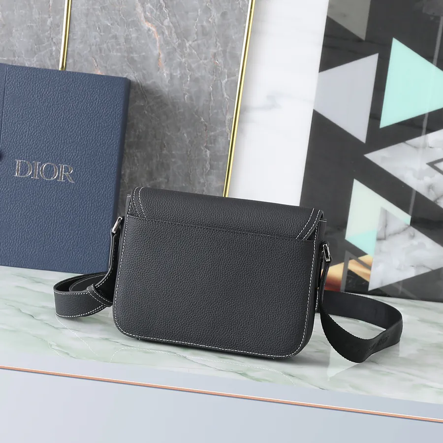 DIOR Bucket Bag in Black Full Leather