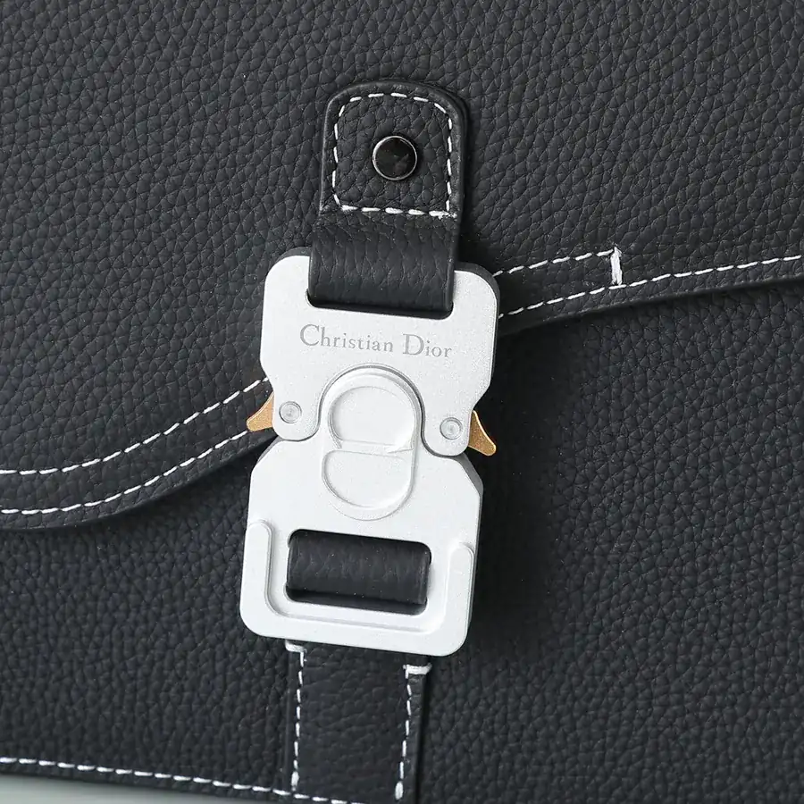 DIOR Bucket Bag in Black Full Leather
