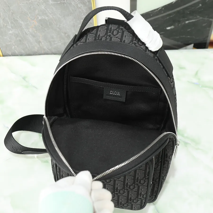 New Season Oblique Print Crossbody Backpack Inspired by Rider Bag