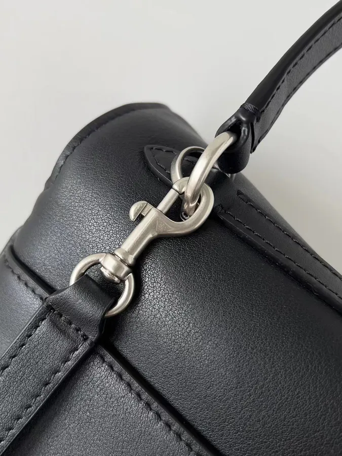 BaleNCIAGA Rodeo Large Bucket Bag with Grained Calfskin