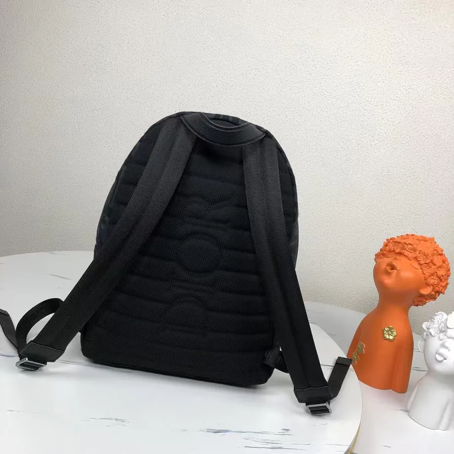 Rider Bucket Bag in Black Grained Calfskin